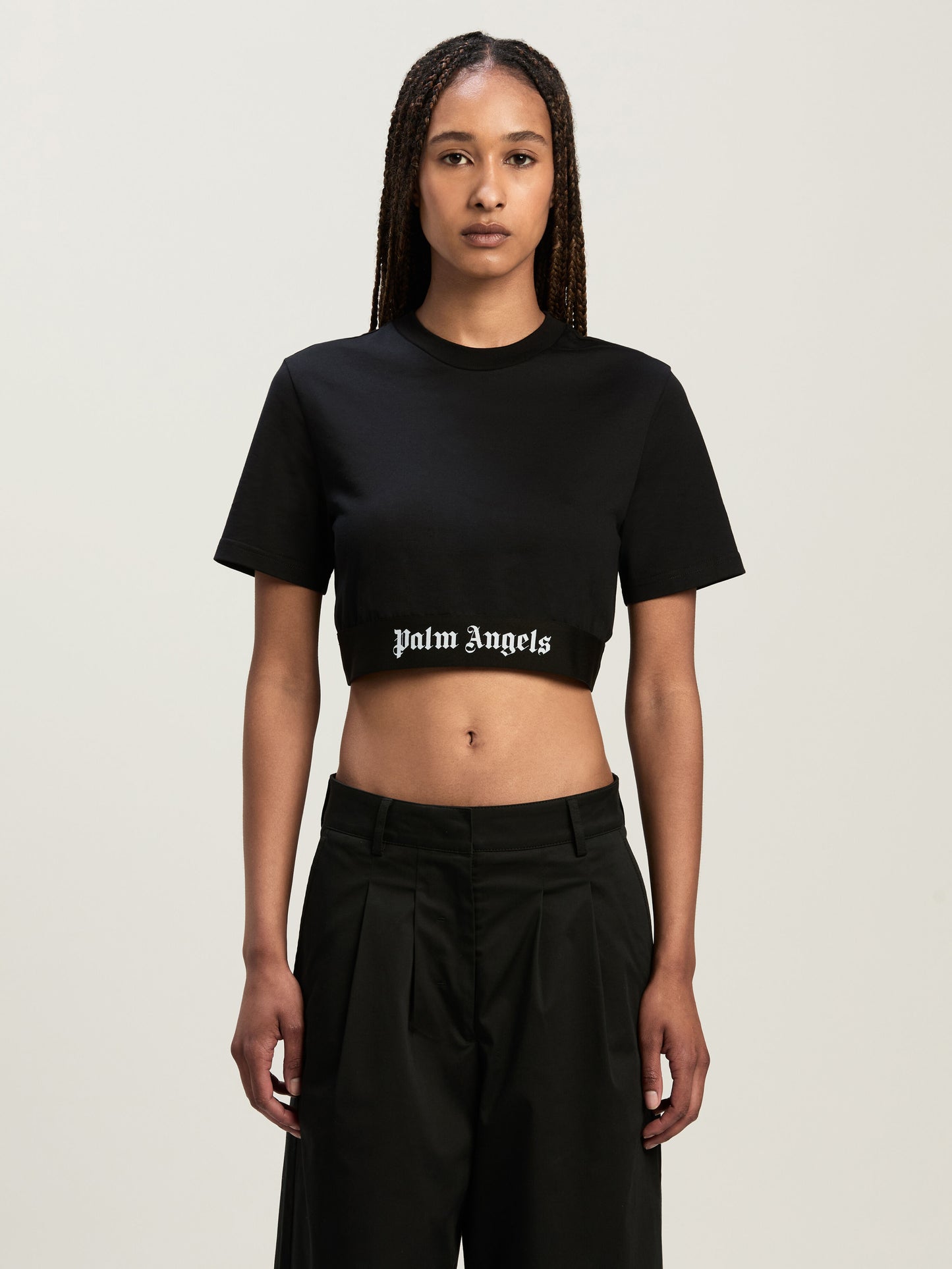 Classic Logo Tape Crop Tee