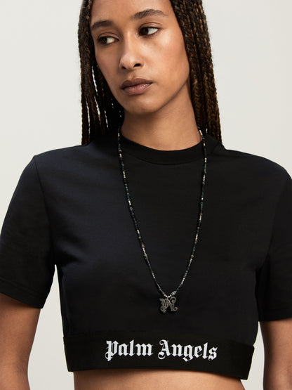 Classic Logo Tape Crop Tee