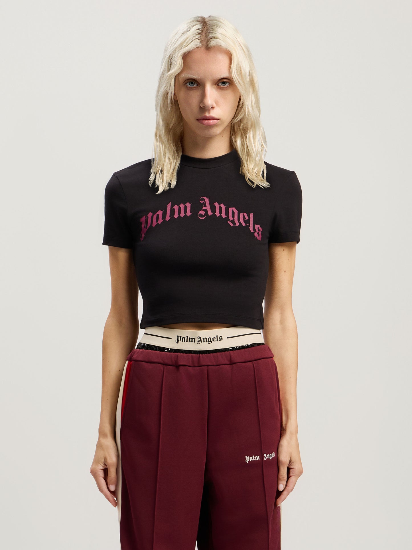 Curved Logo Baby Tee