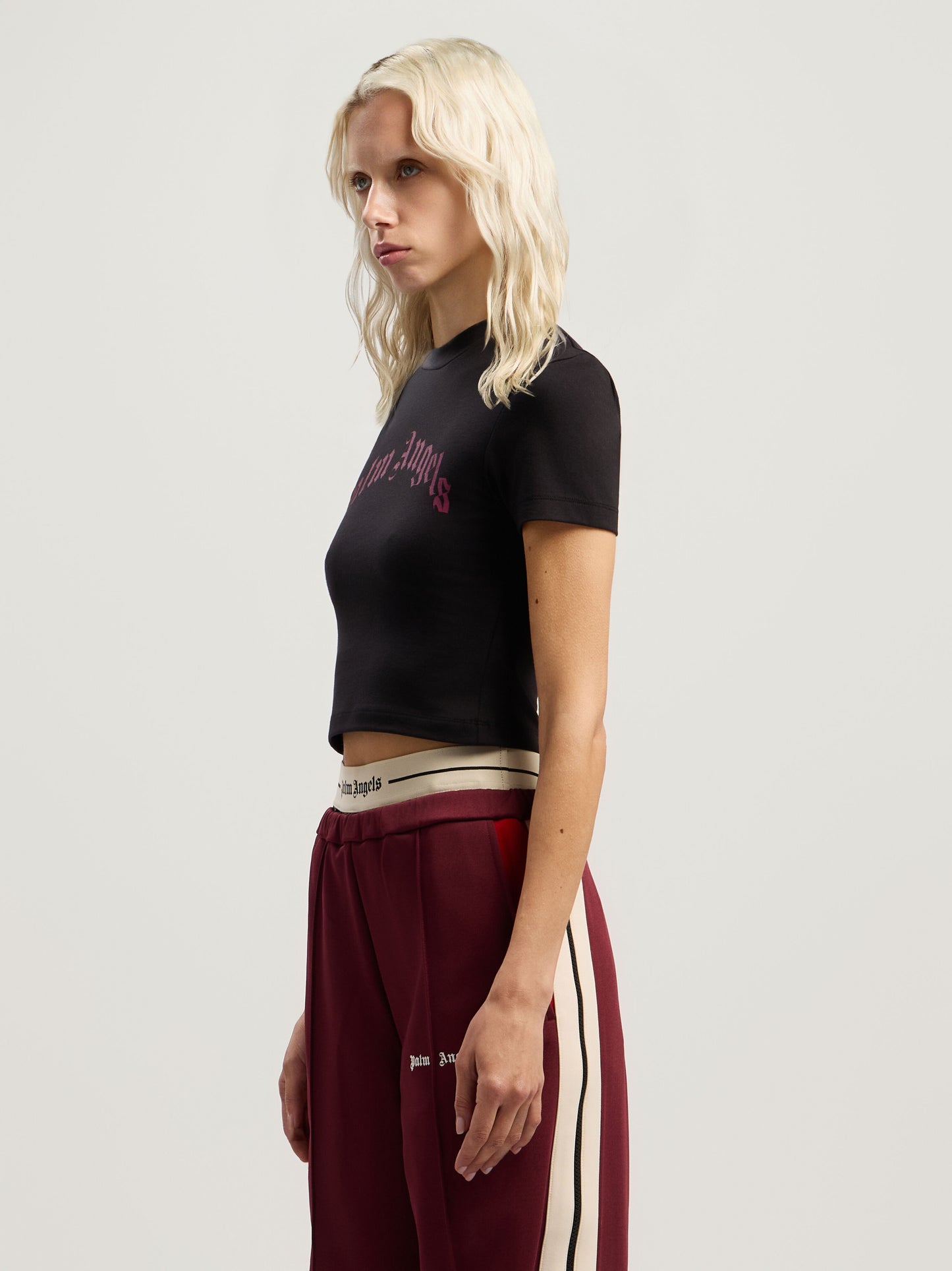 Curved Logo Baby Tee