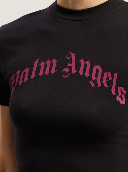 Curved Logo Baby Tee