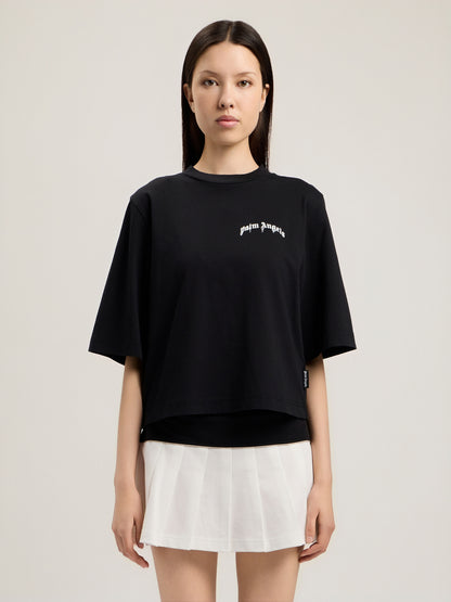 Mini Curved Logo Boxy T Shirt