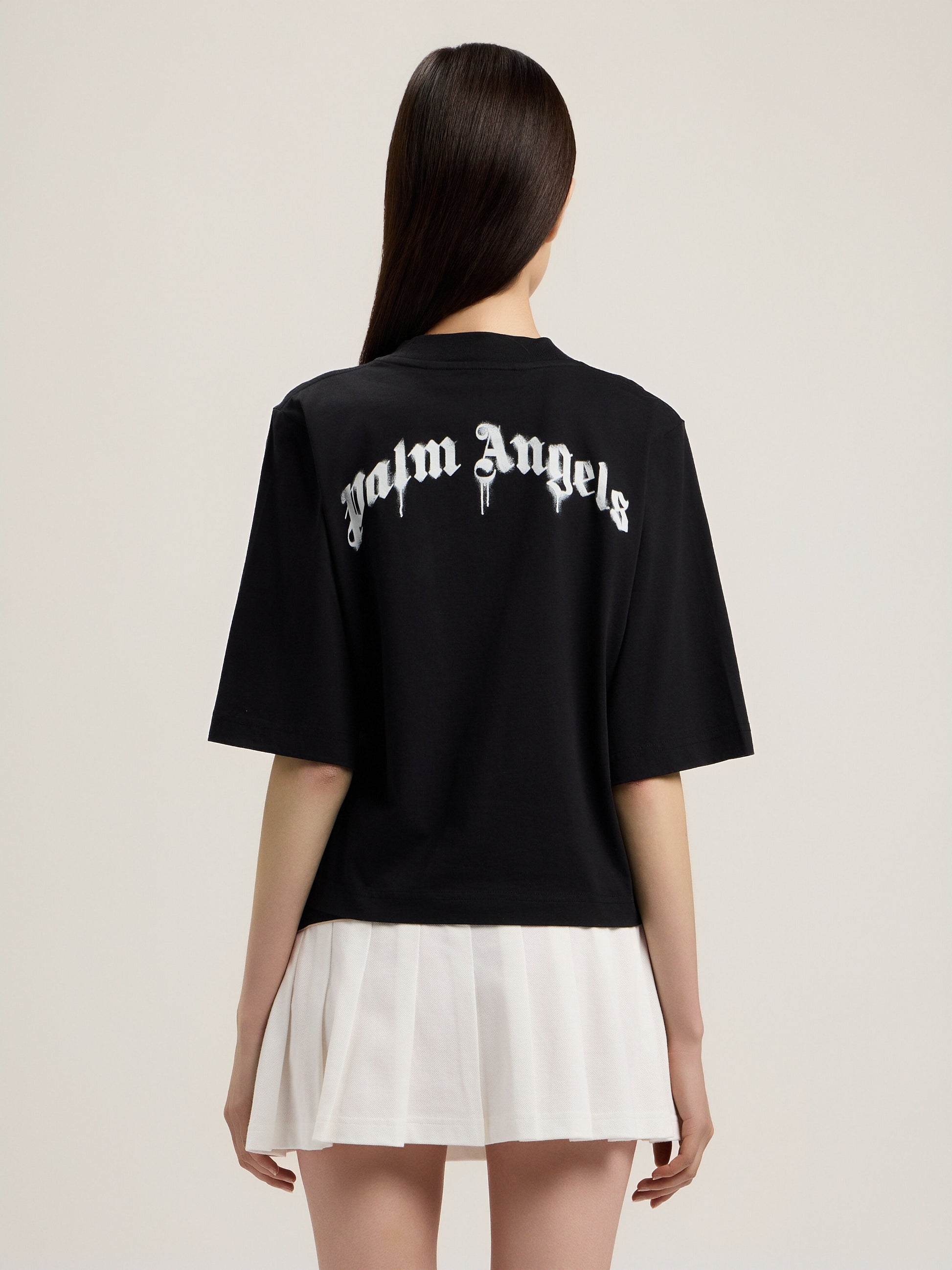 Mini Curved Logo Boxy T Shirt