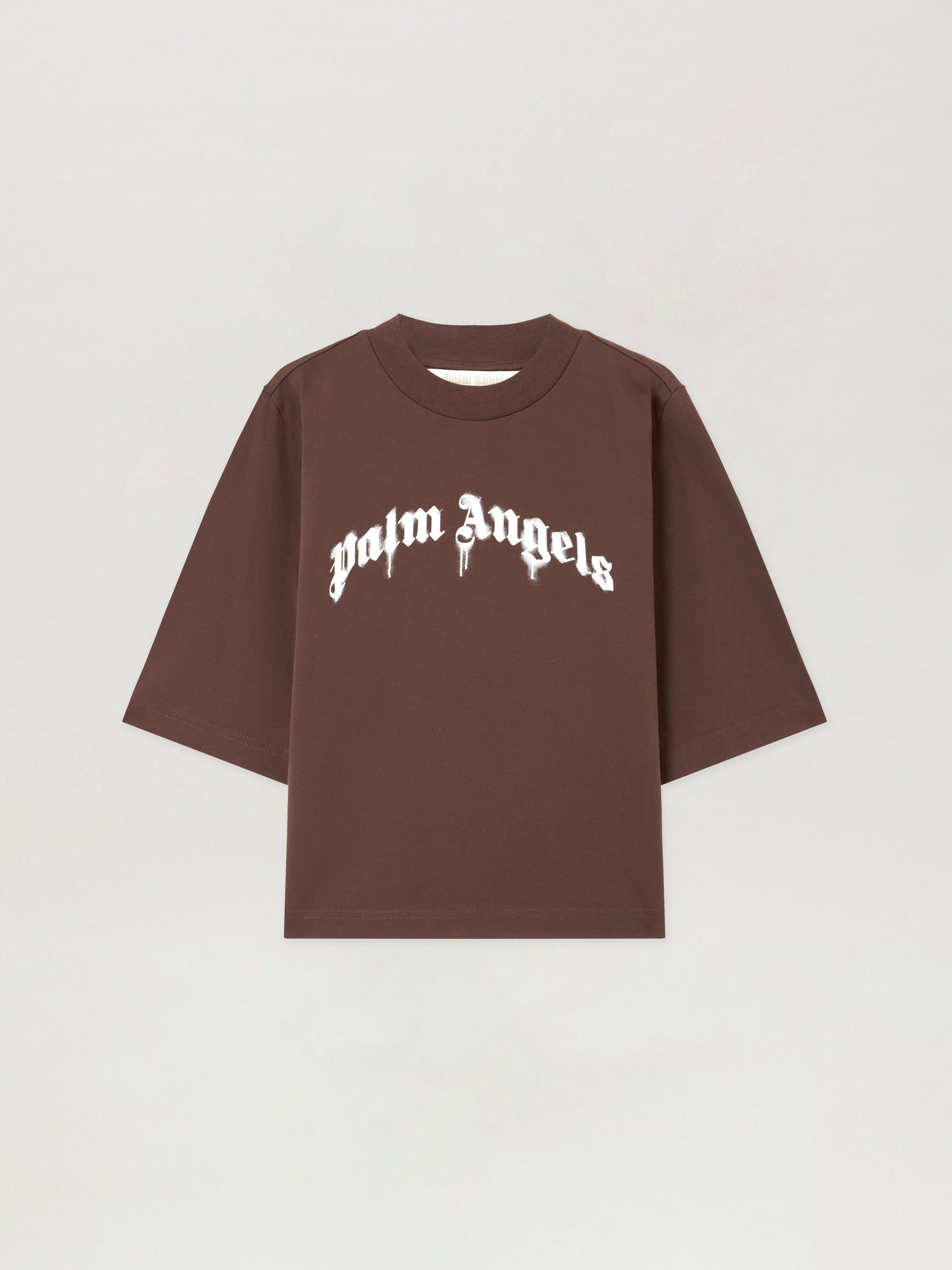 Dripping Curved Logo Boxy T Shirt