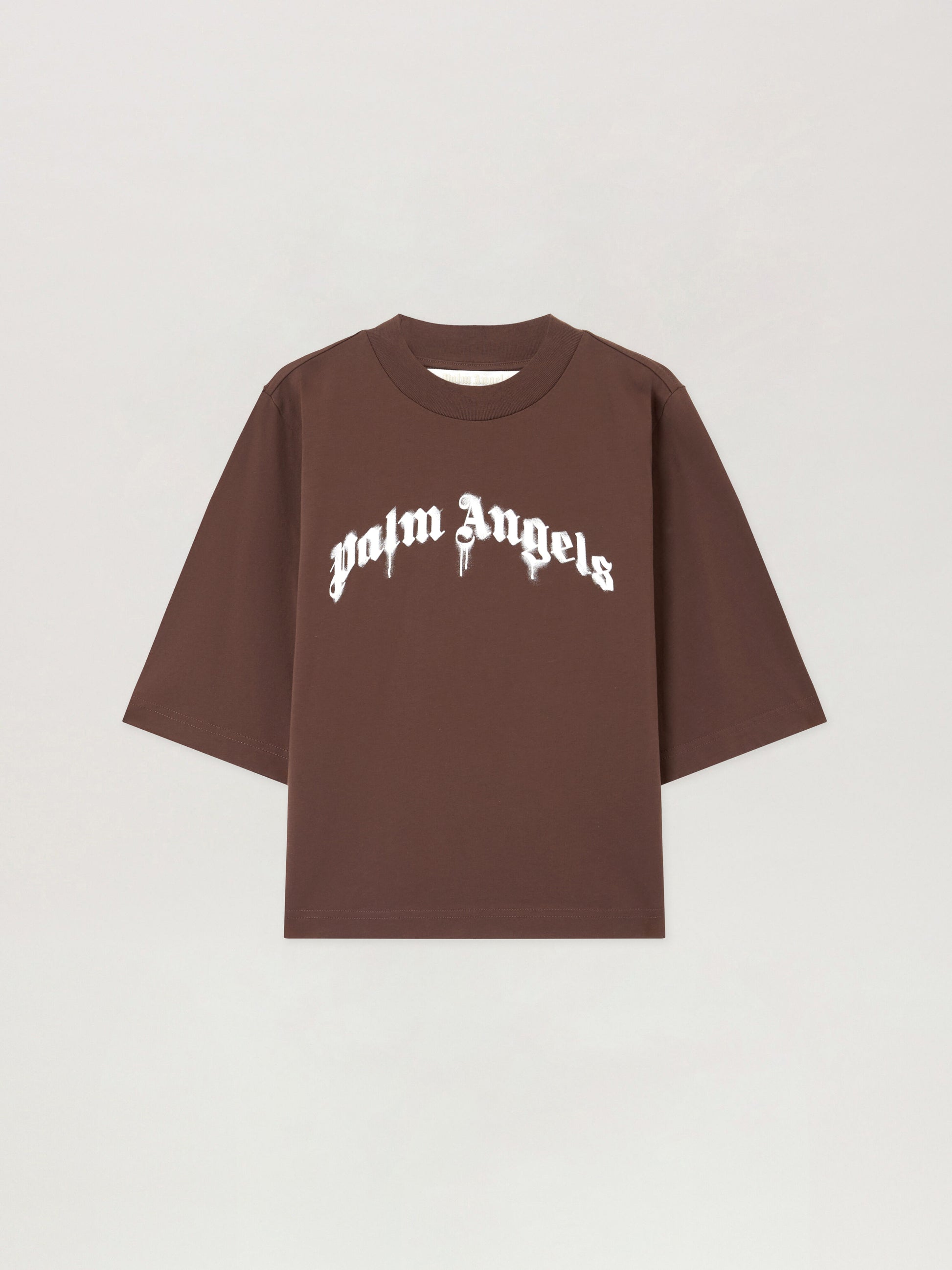 Dripping Curved Logo Boxy T Shirt