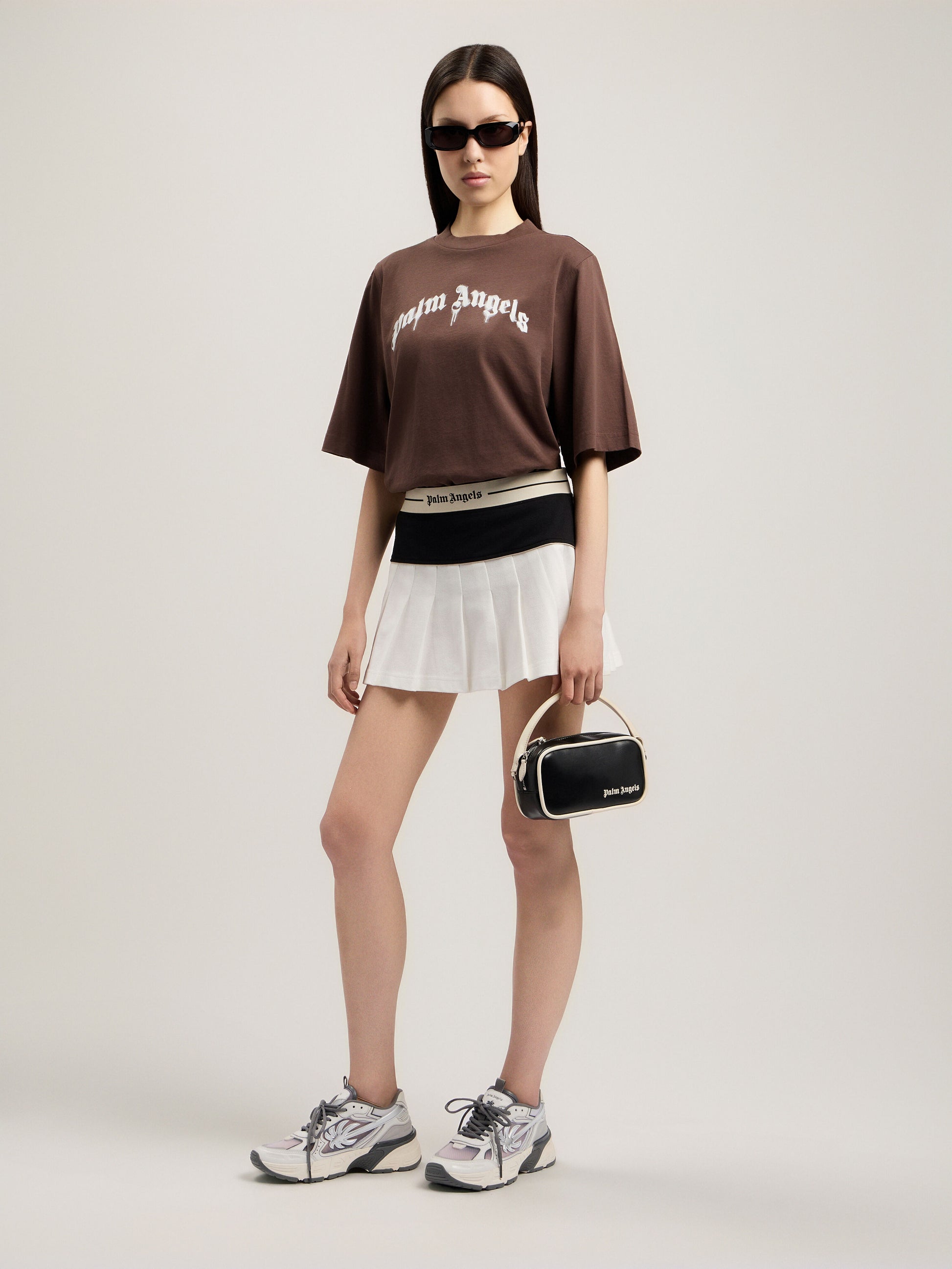 Dripping Curved Logo Boxy T Shirt