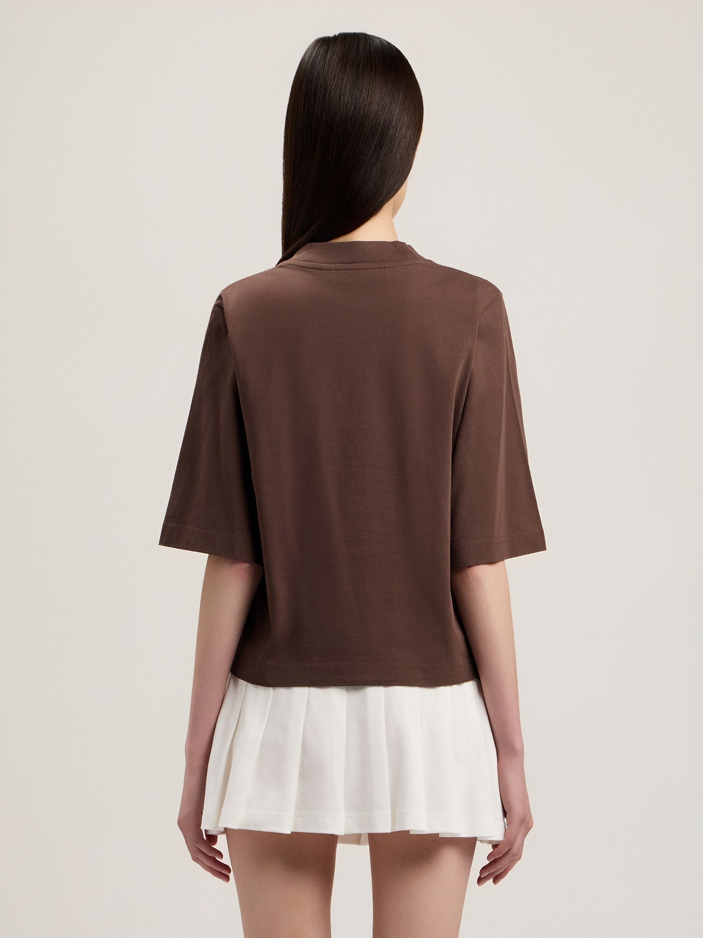 Dripping Curved Logo Boxy T Shirt