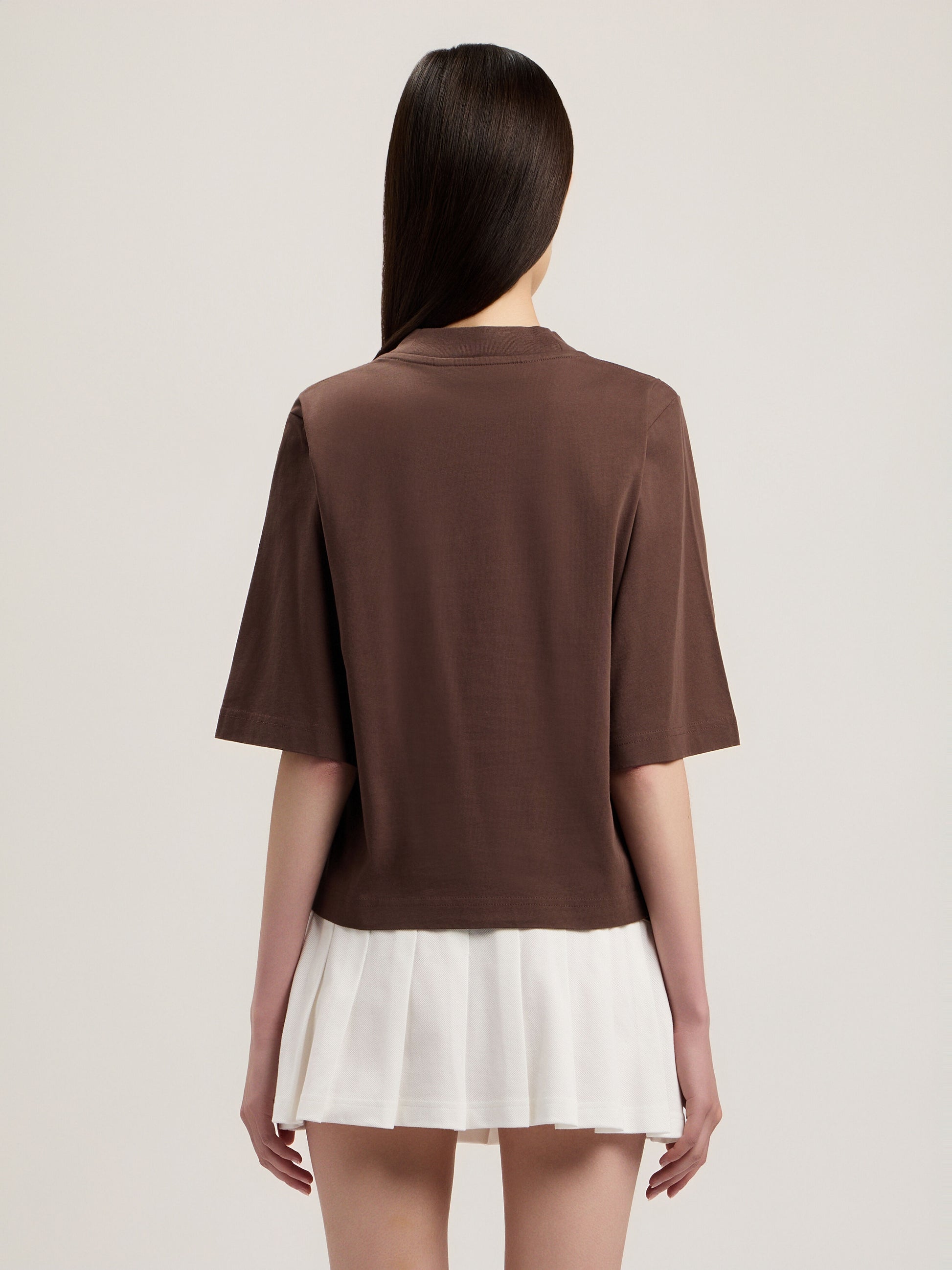 Dripping Curved Logo Boxy T Shirt