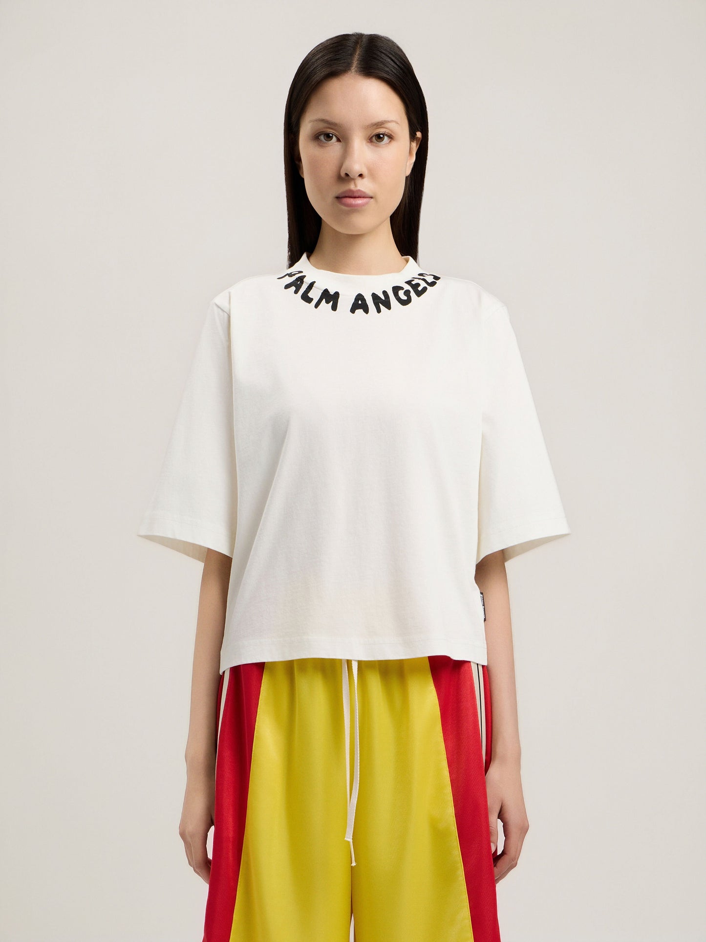 Neck Logo Boxy T Shirt