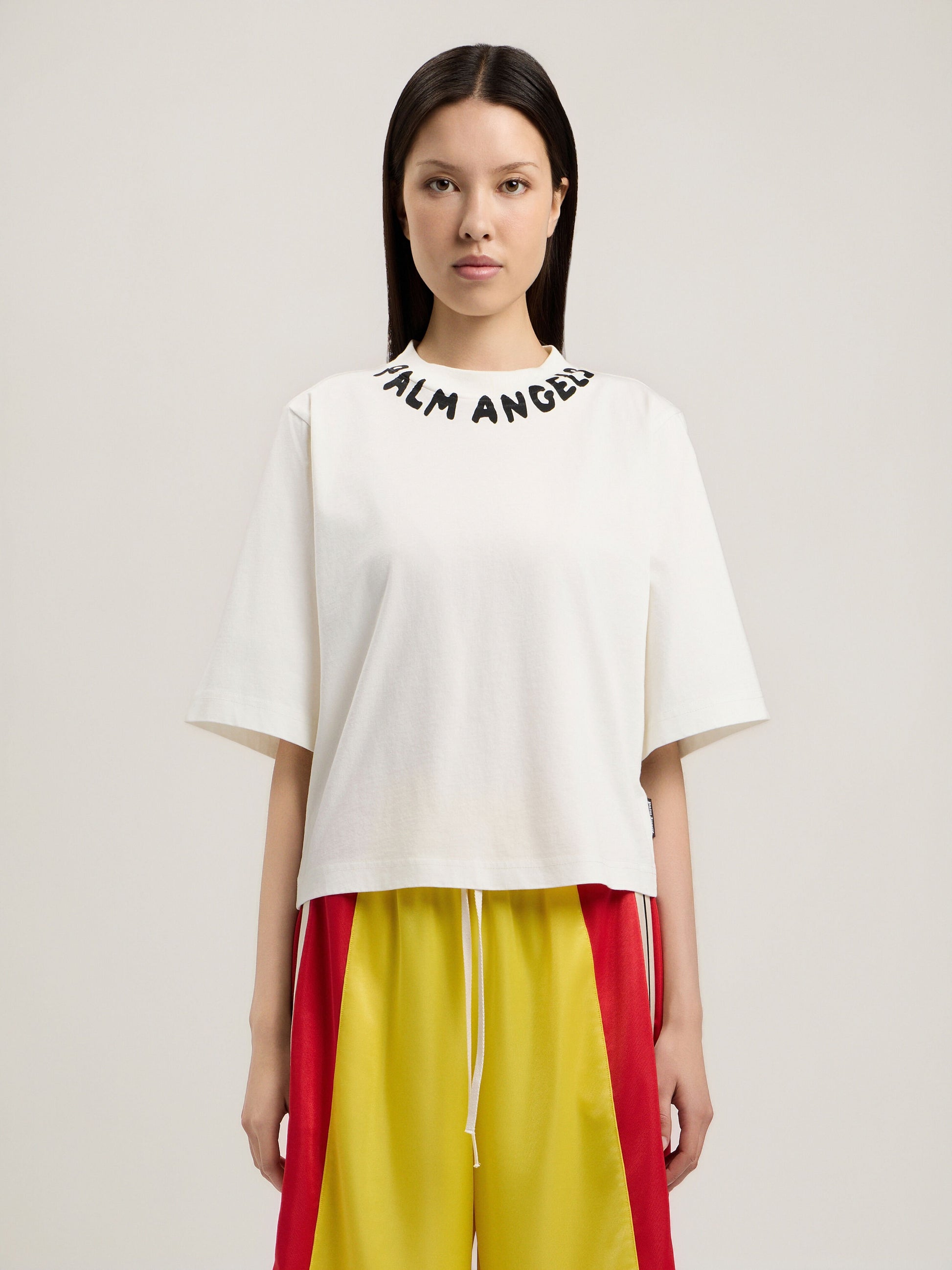 Neck Logo Boxy T Shirt