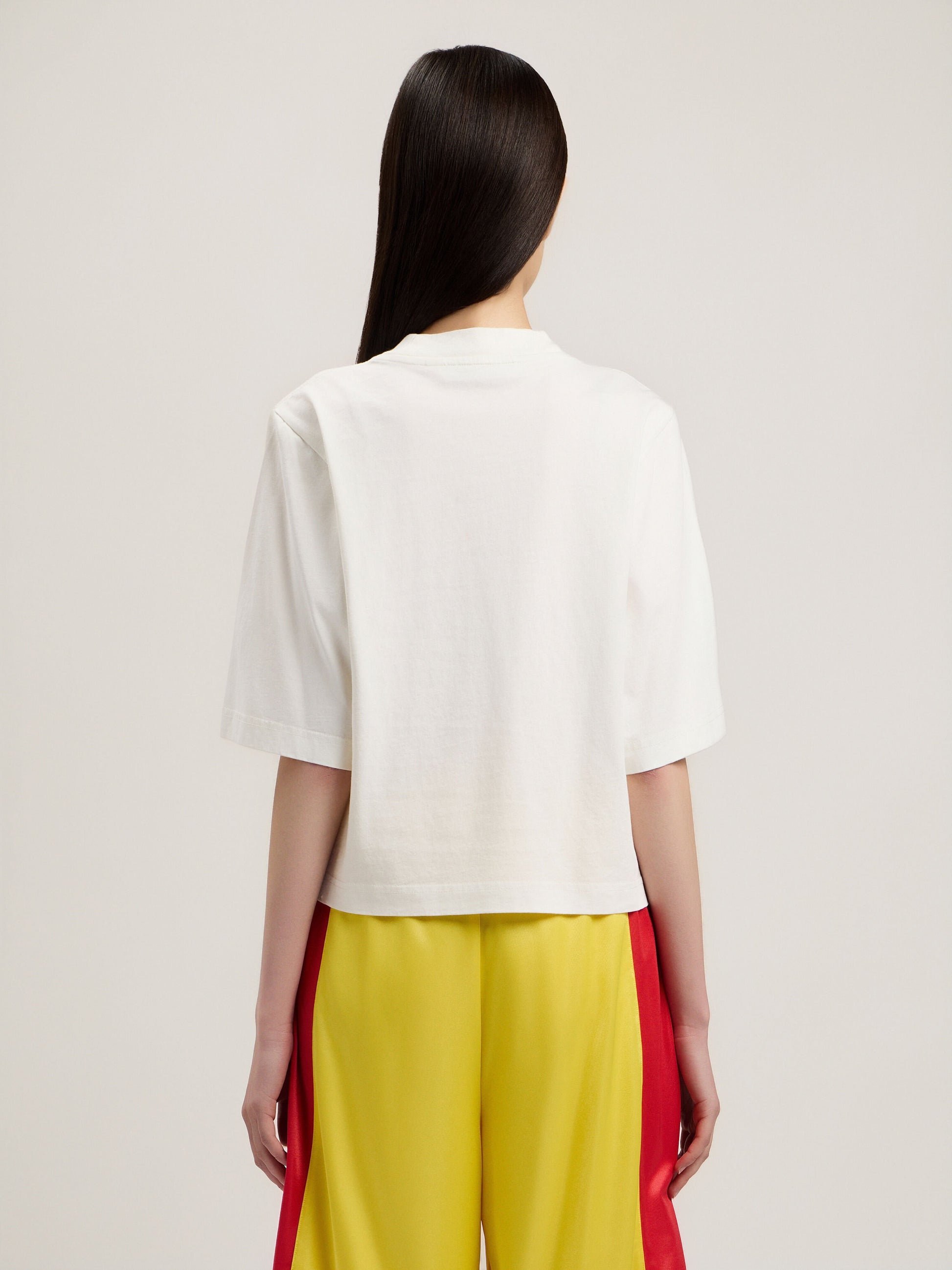 Neck Logo Boxy T Shirt