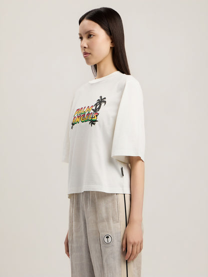Sunset Graphic Boxy T Shirt