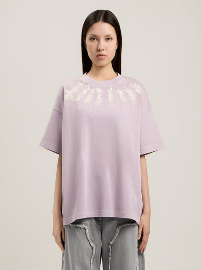 Big Neck Logo Loose T Shirt