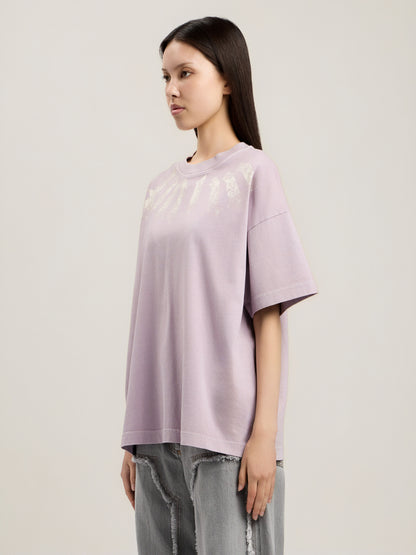 Big Neck Logo Loose T Shirt