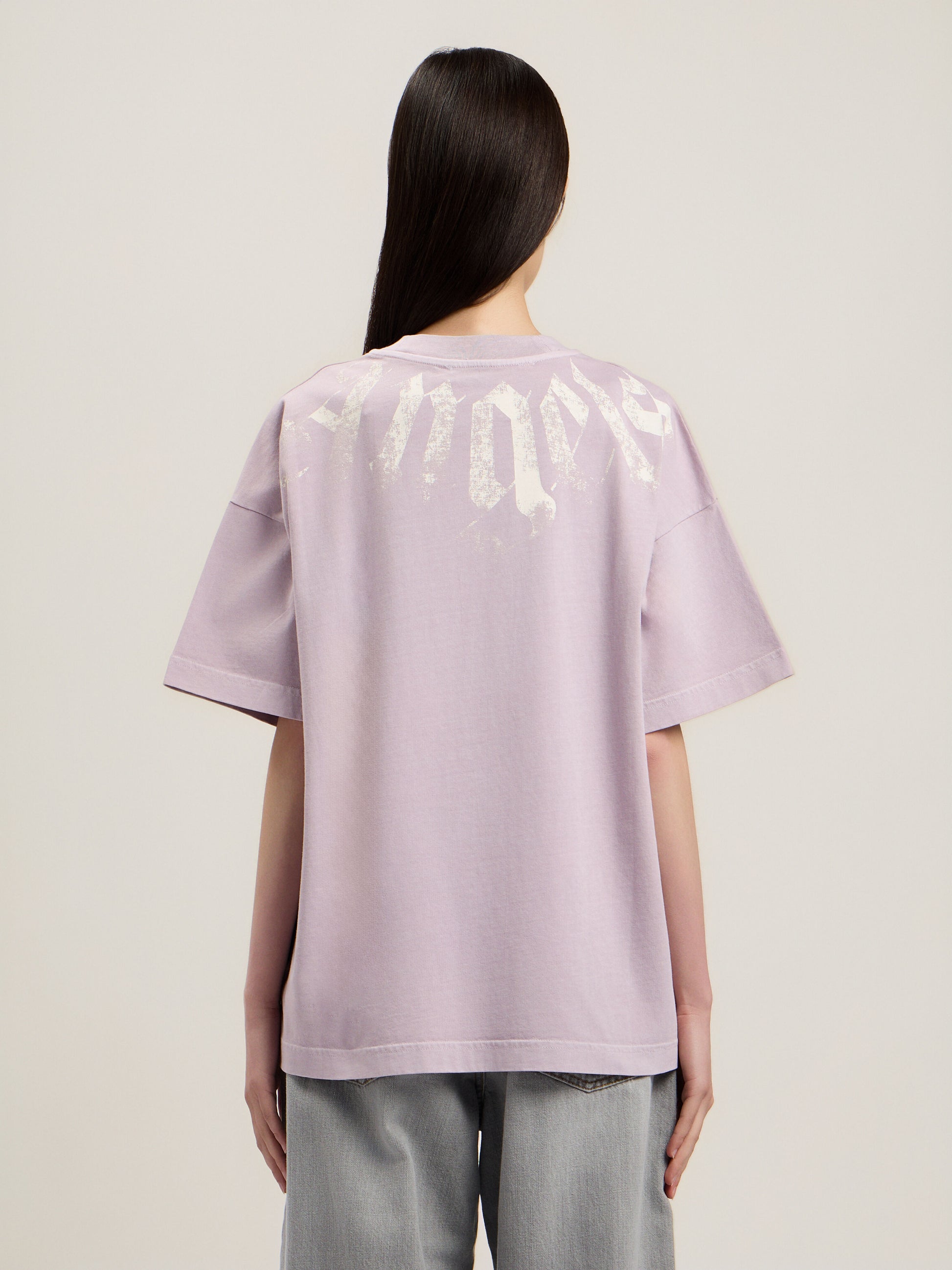 Big Neck Logo Loose T Shirt