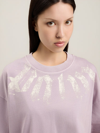 Big Neck Logo Loose T Shirt