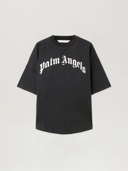 Curved Logo Over Tee