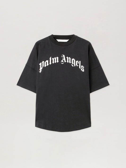 Curved Logo Over Tee