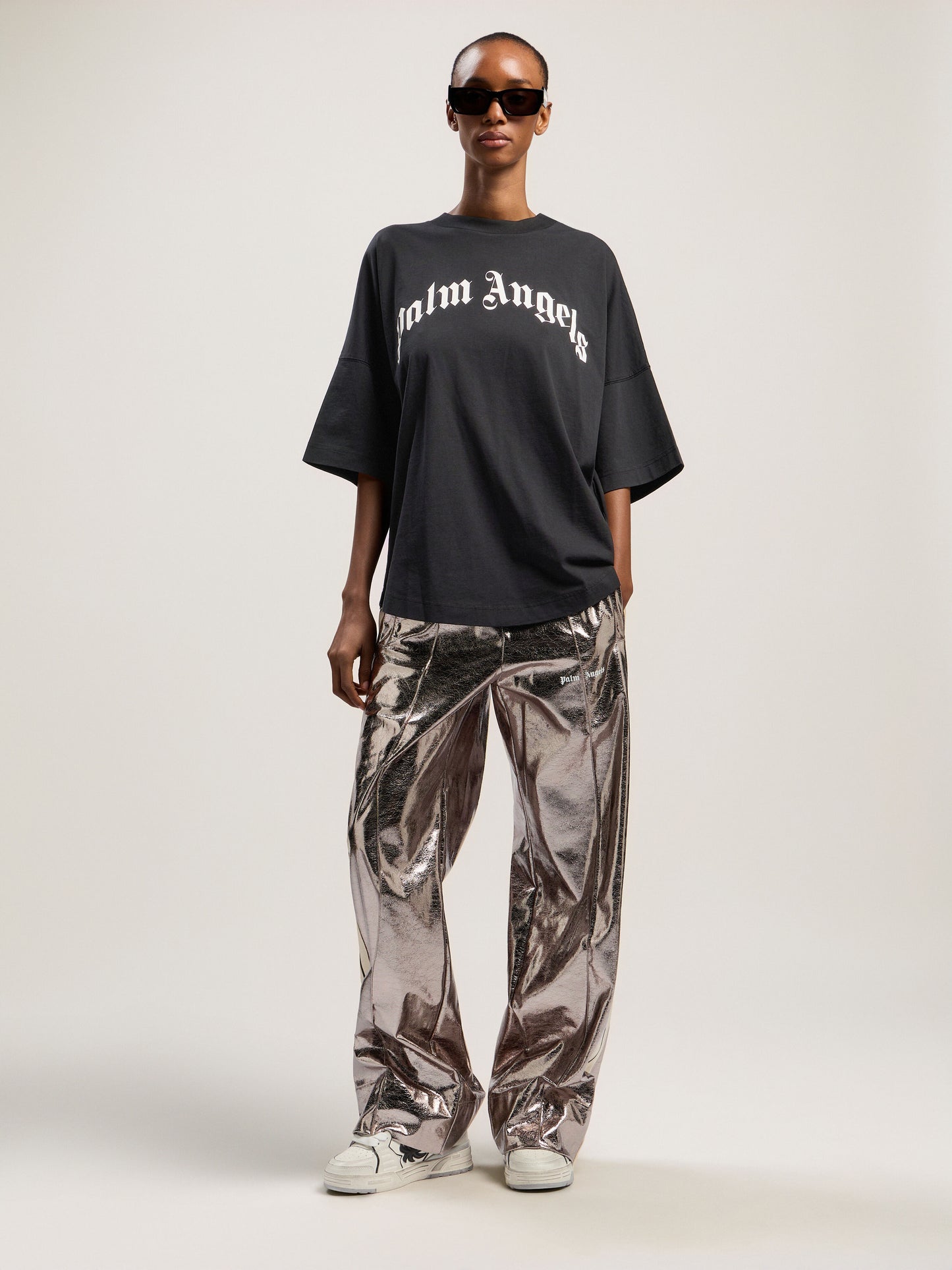 Curved Logo Over Tee
