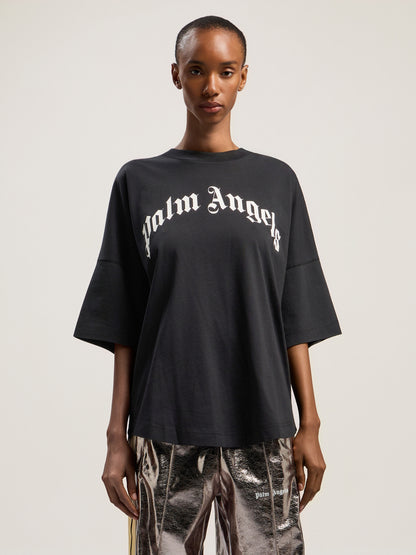 Curved Logo Over Tee