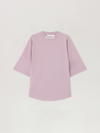 Dripping Curved Logo Over T Shirt