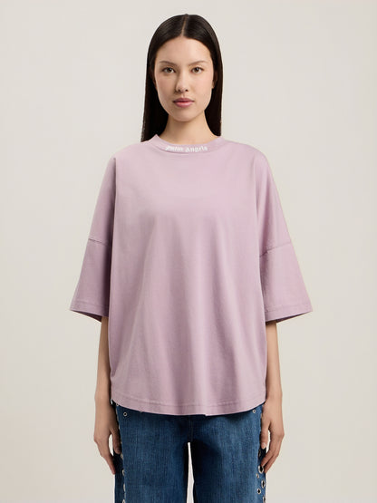 Dripping Curved Logo Over T Shirt