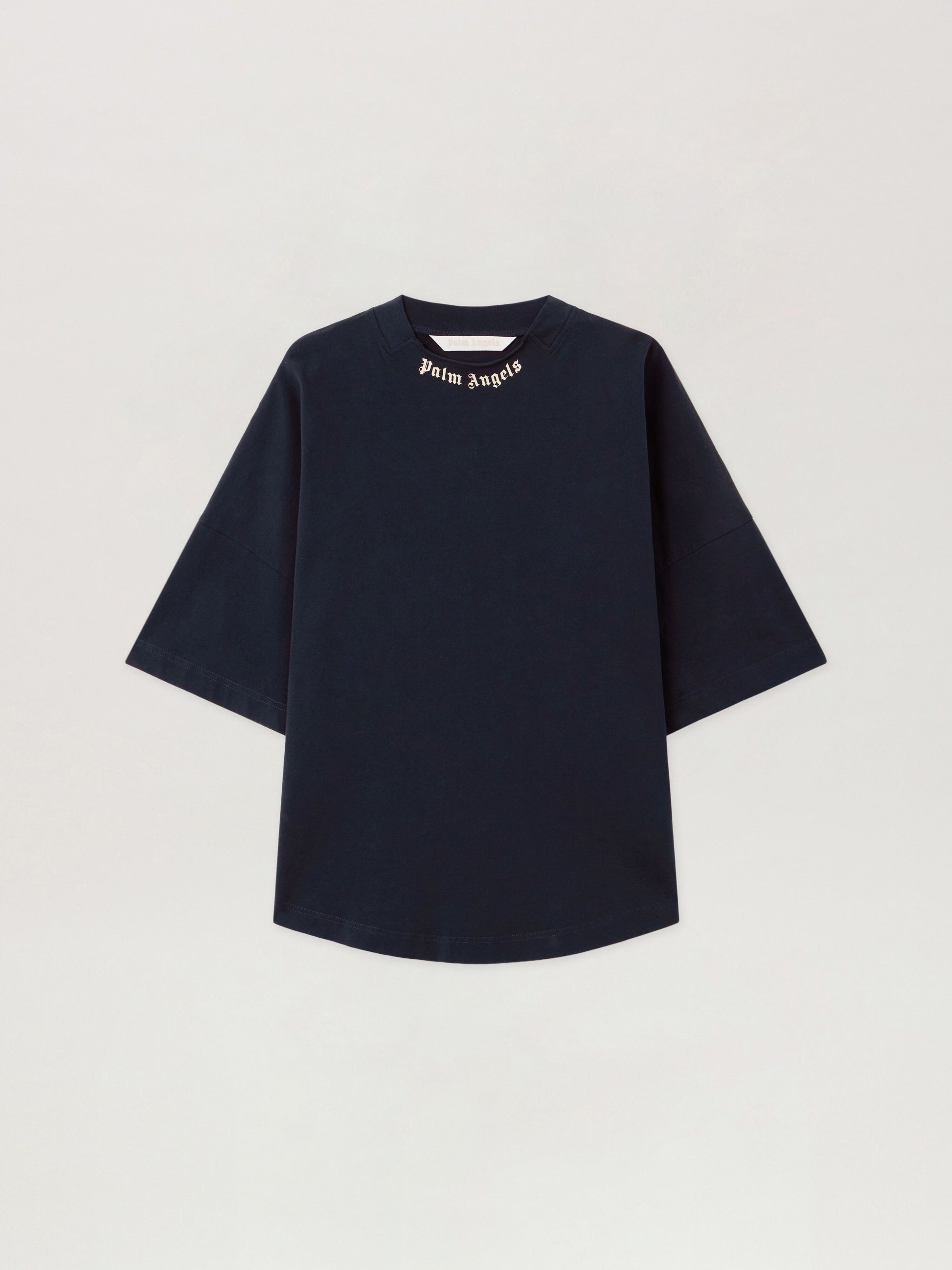 Curved Logo Collar Over Tee