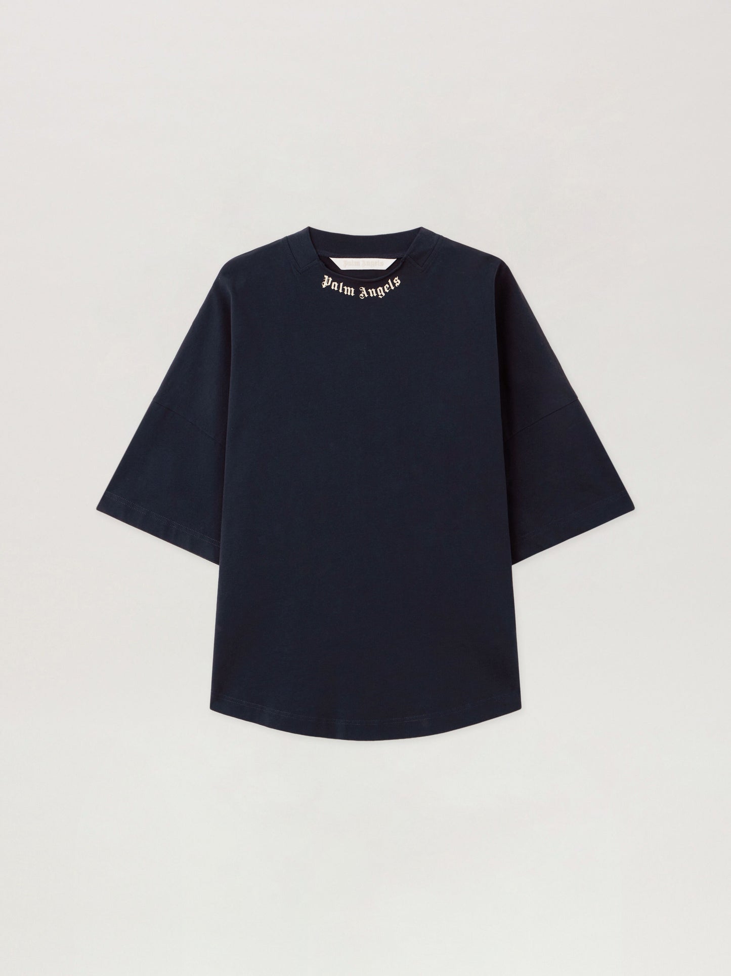 Curved Logo Collar Over Tee
