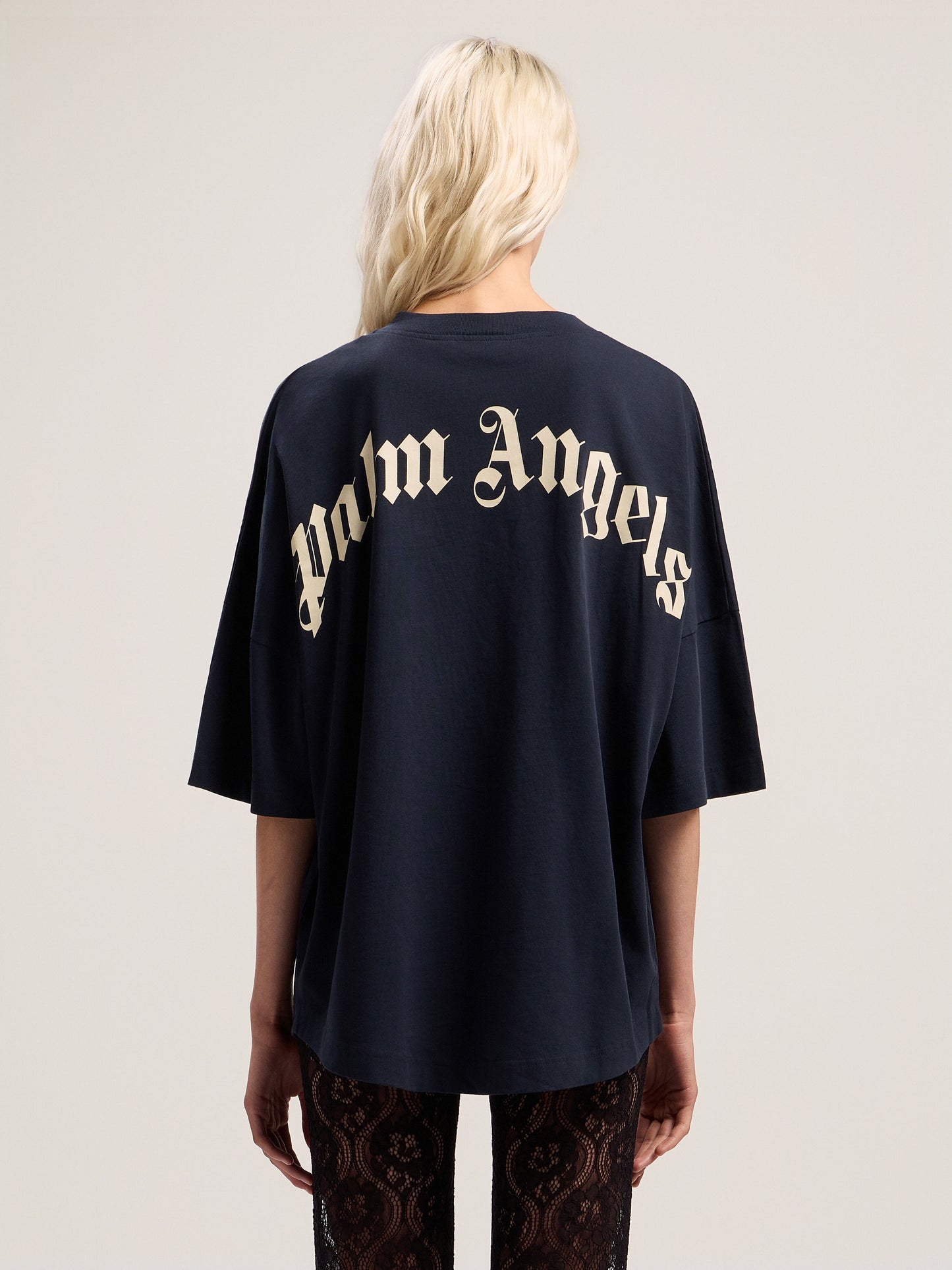 Curved Logo Collar Over Tee