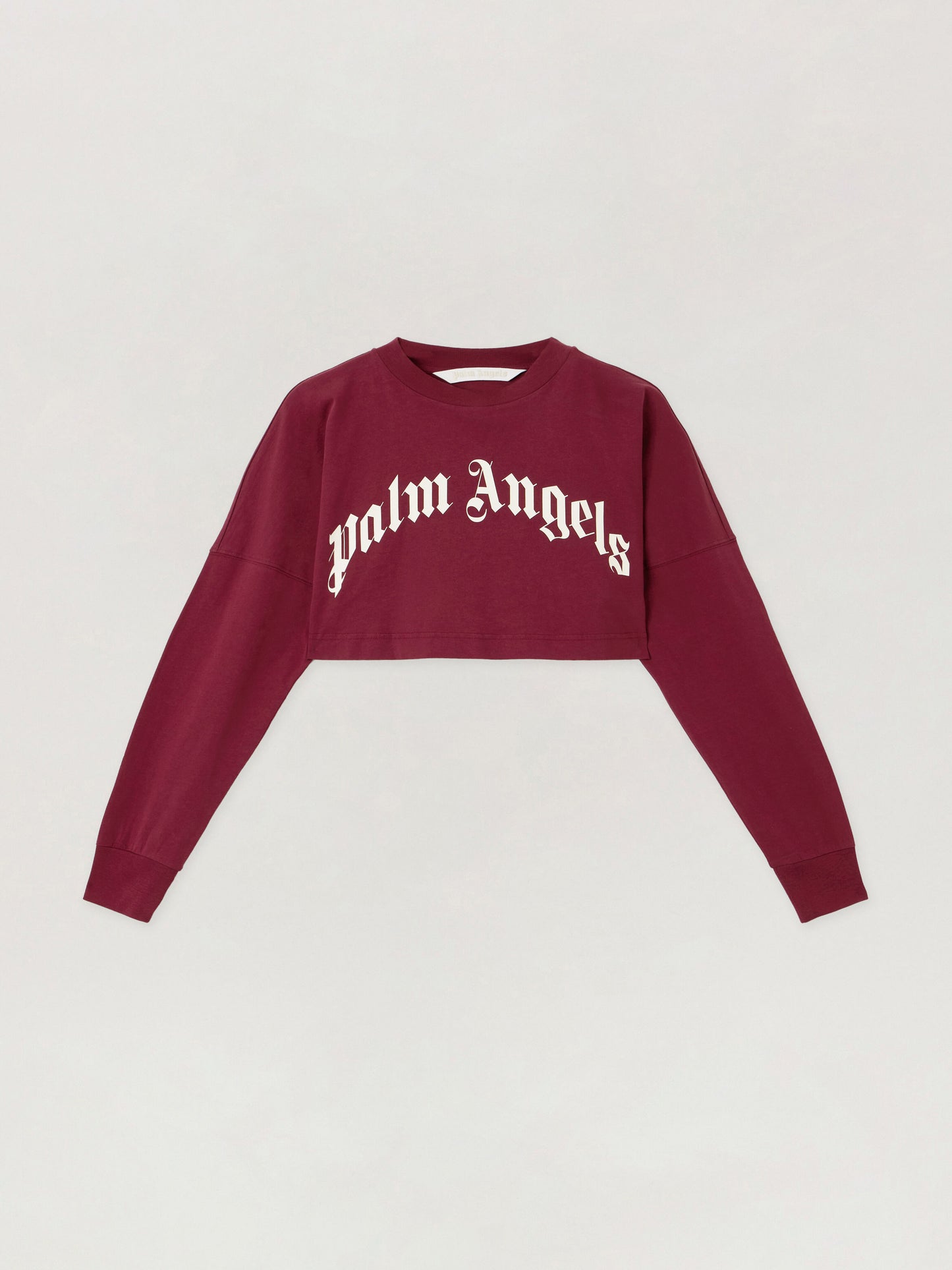 Curved Logo Crop Top