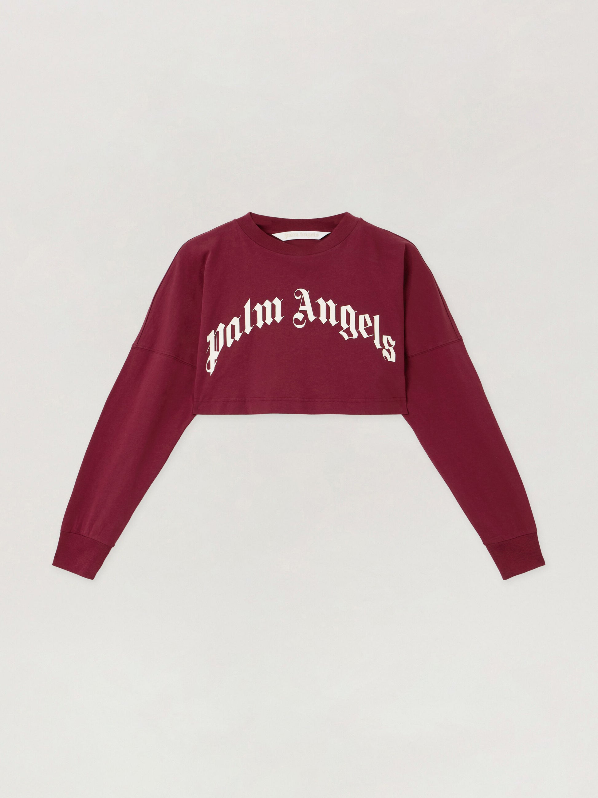 Curved Logo Crop Top