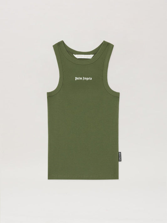 Classic Logo Fitted Tank Top