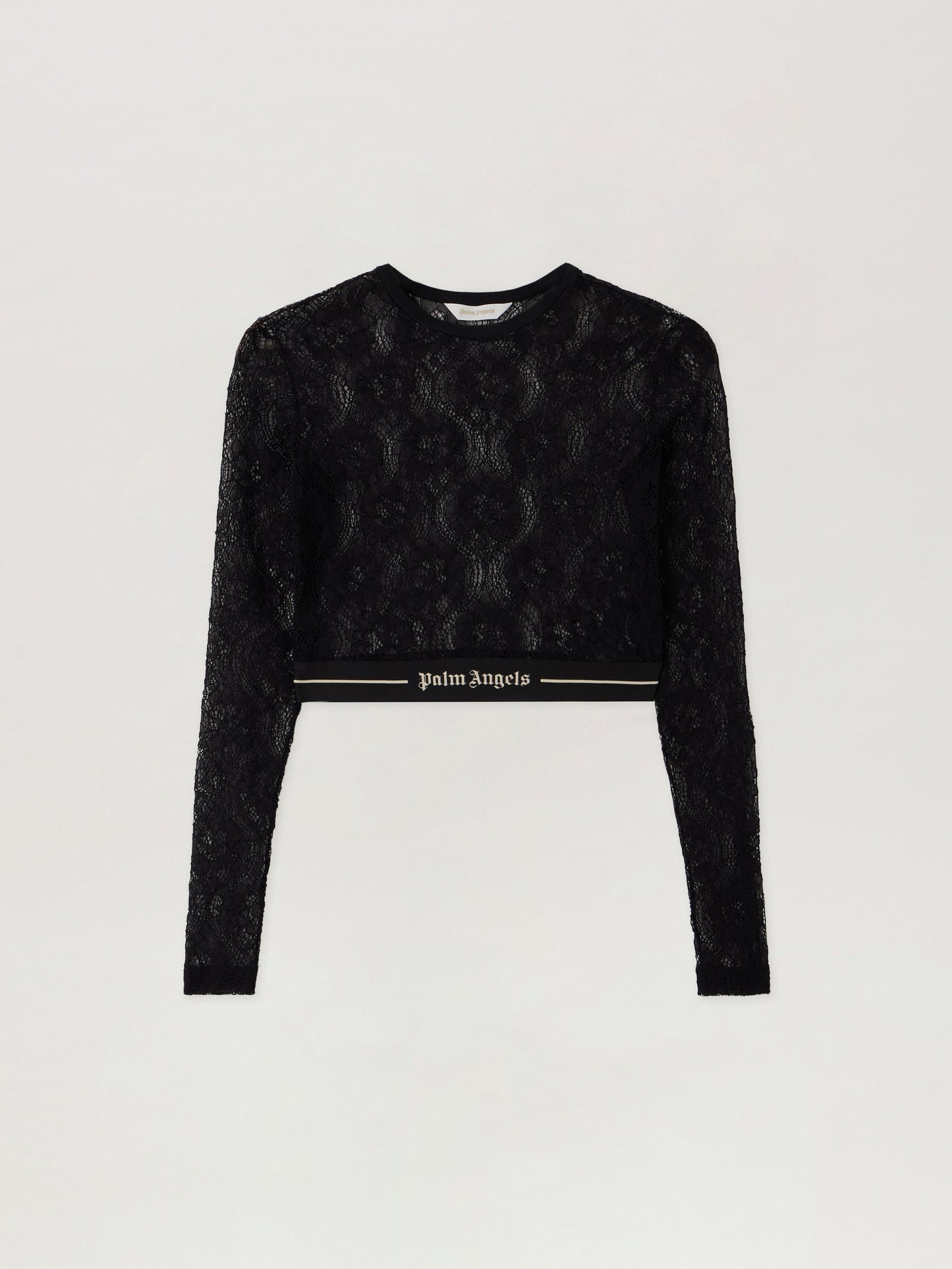 Classic Logo Lace Top