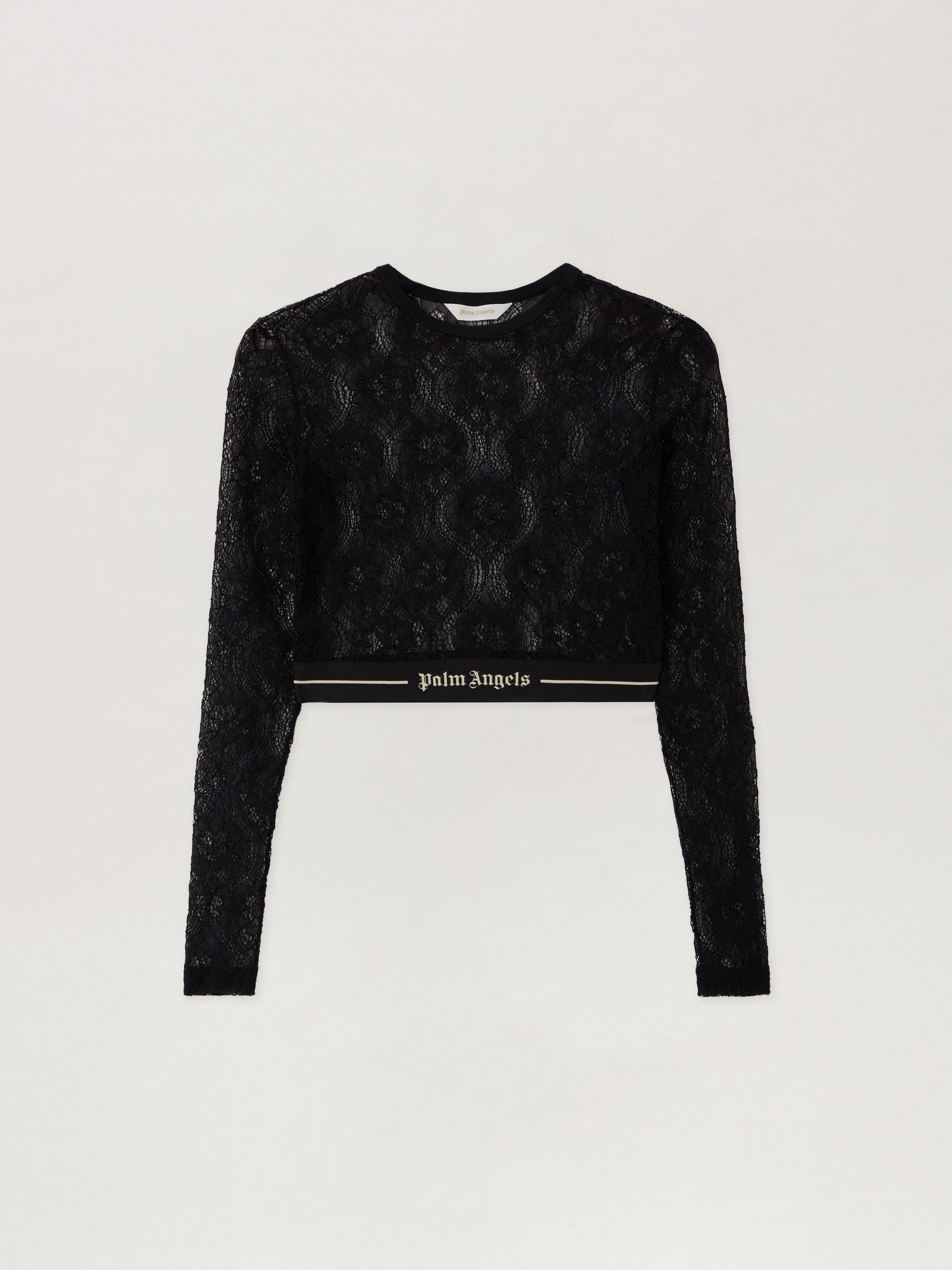Classic Logo Lace Top