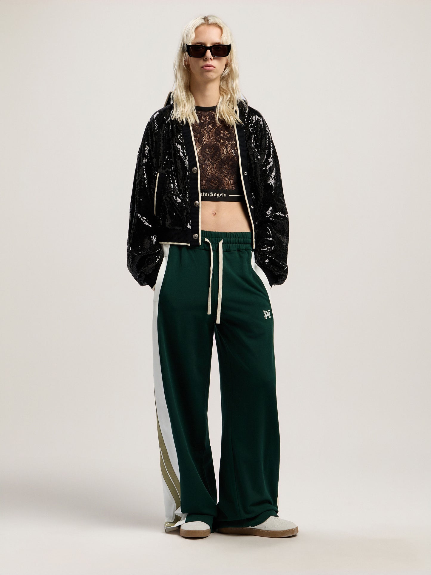 Classic Logo Lace Top