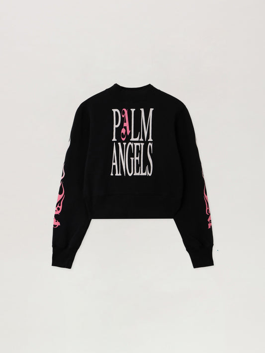Flames Fitted Crew Sweatshirt