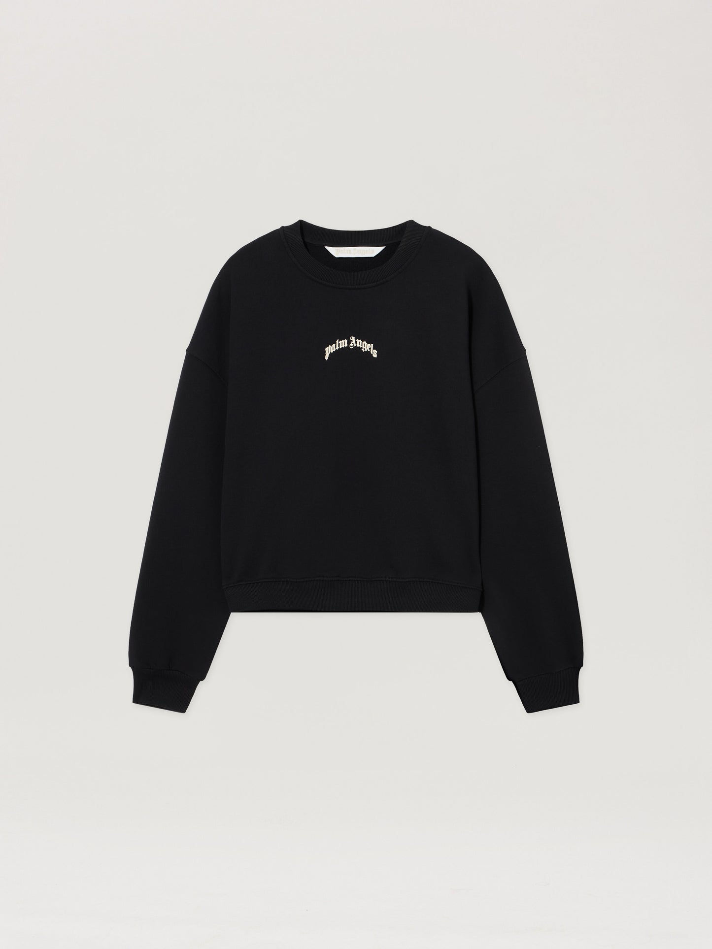 Curved Logo Crop Sweatshirt