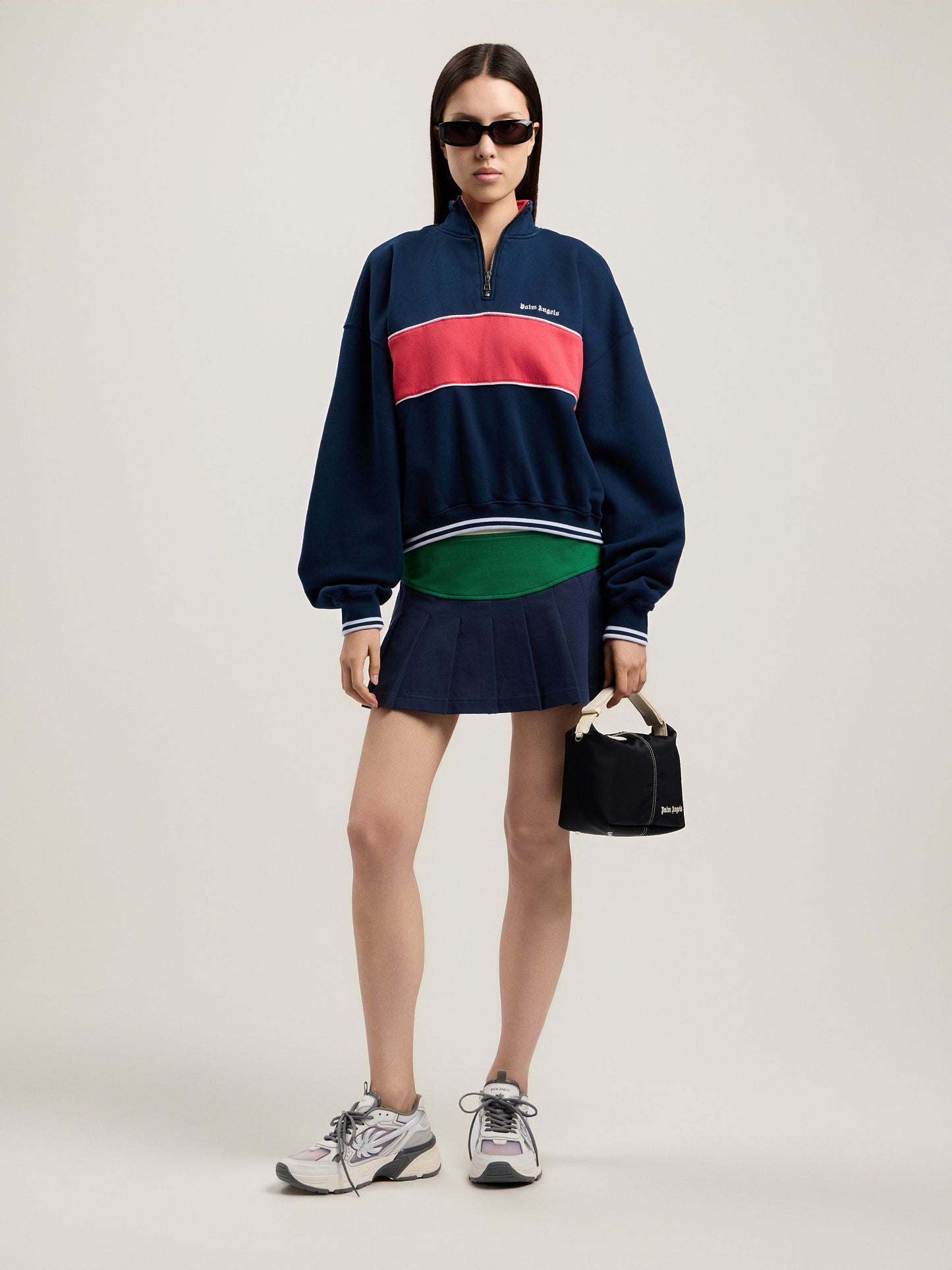 Classic Logo Half Zip Sweatshirt