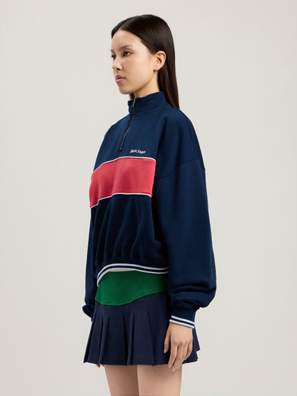 Classic Logo Half Zip Sweatshirt