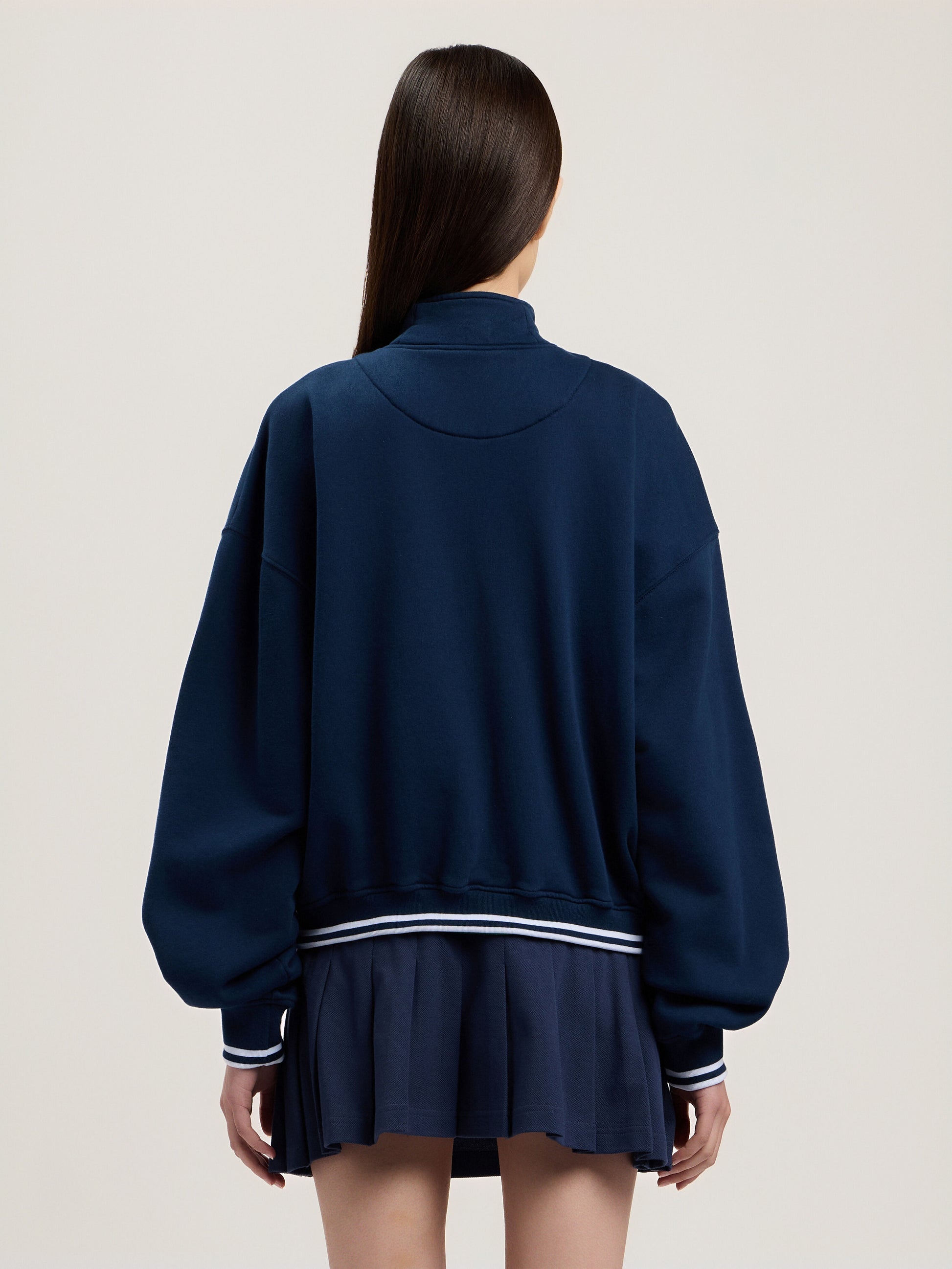 Classic Logo Half Zip Sweatshirt