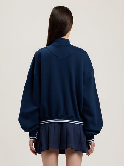 Classic Logo Half Zip Sweatshirt
