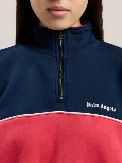 Classic Logo Half Zip Sweatshirt