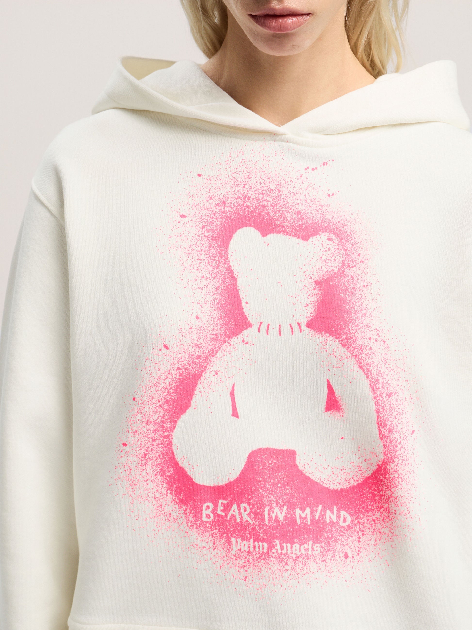 Spray Bear Fitted Hoodie