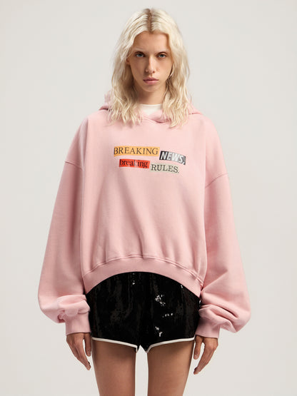 Paxlatimes Quote Crop Hoodie
