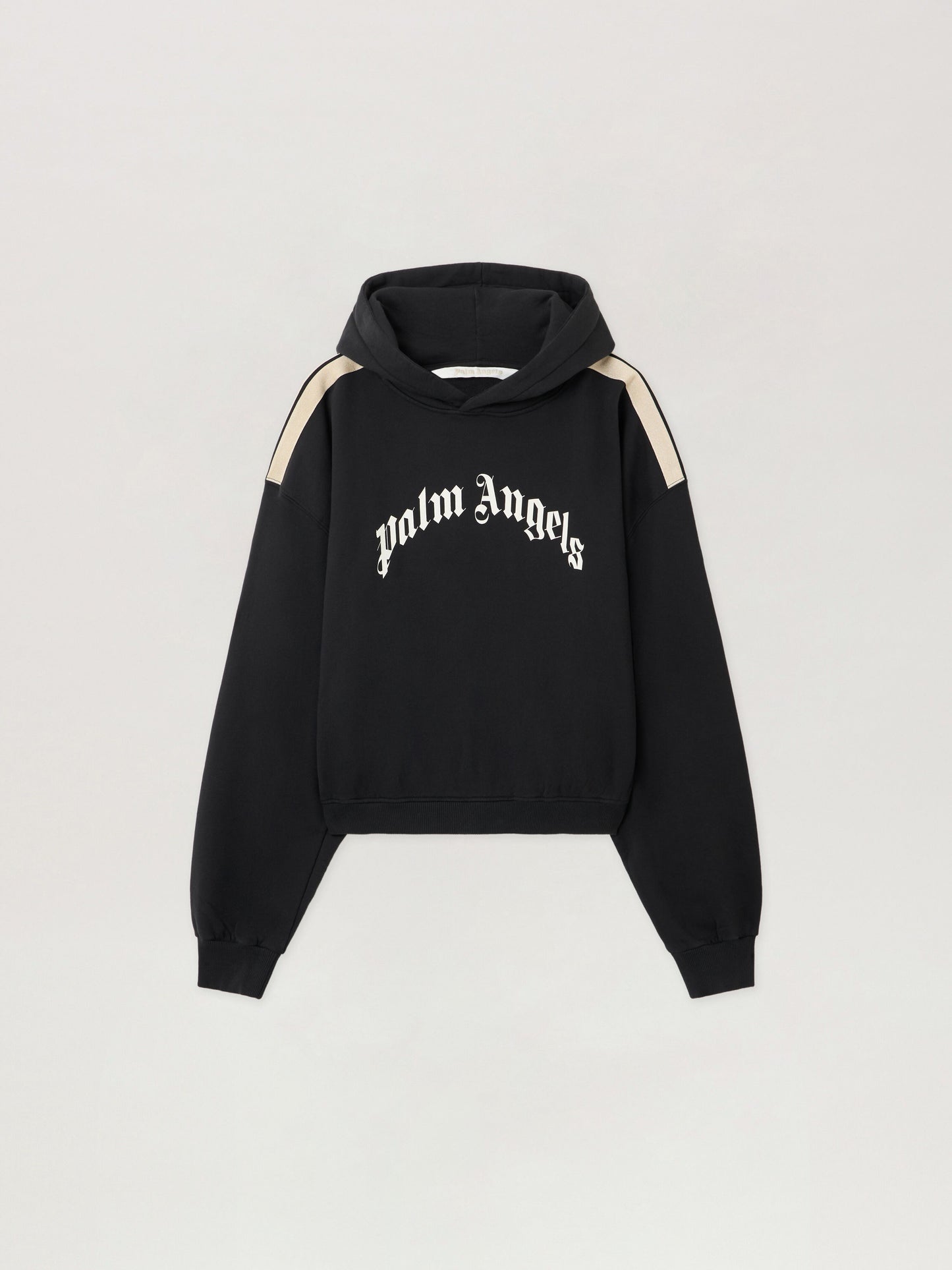 Curved Logo Track Crop Hoodie