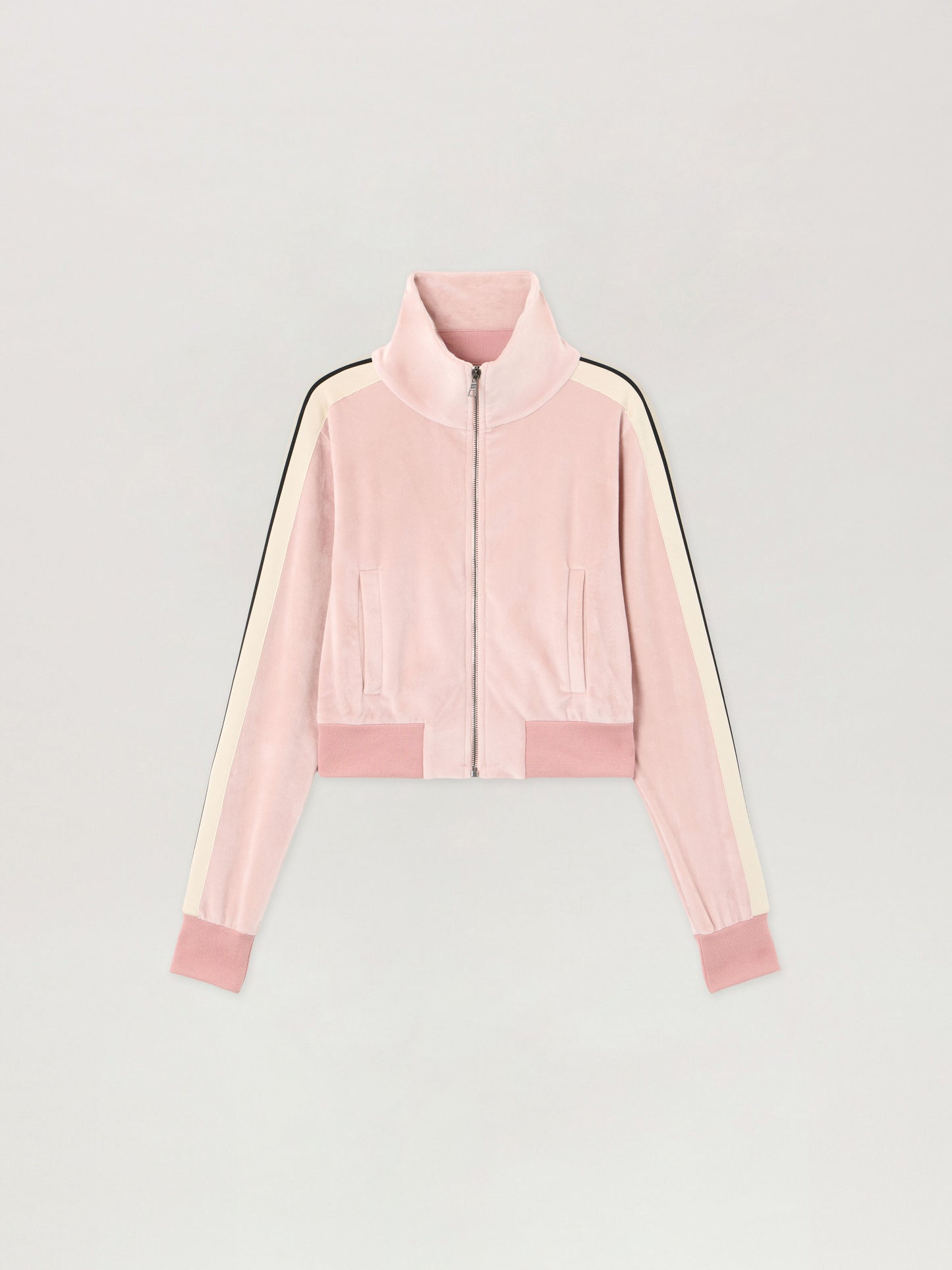 Logo Chenille Crop Track Jacket