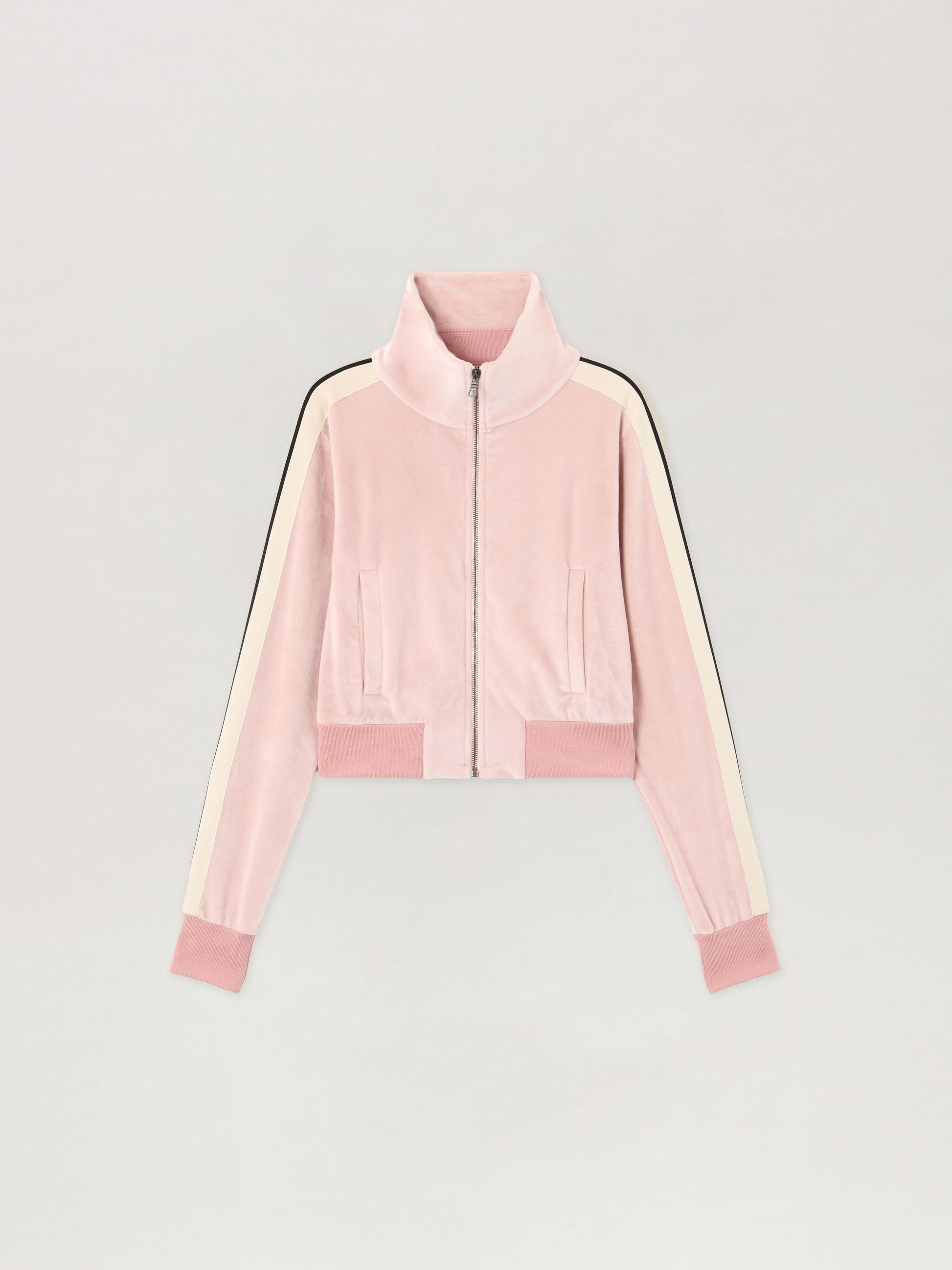 Logo Chenille Crop Track Jacket