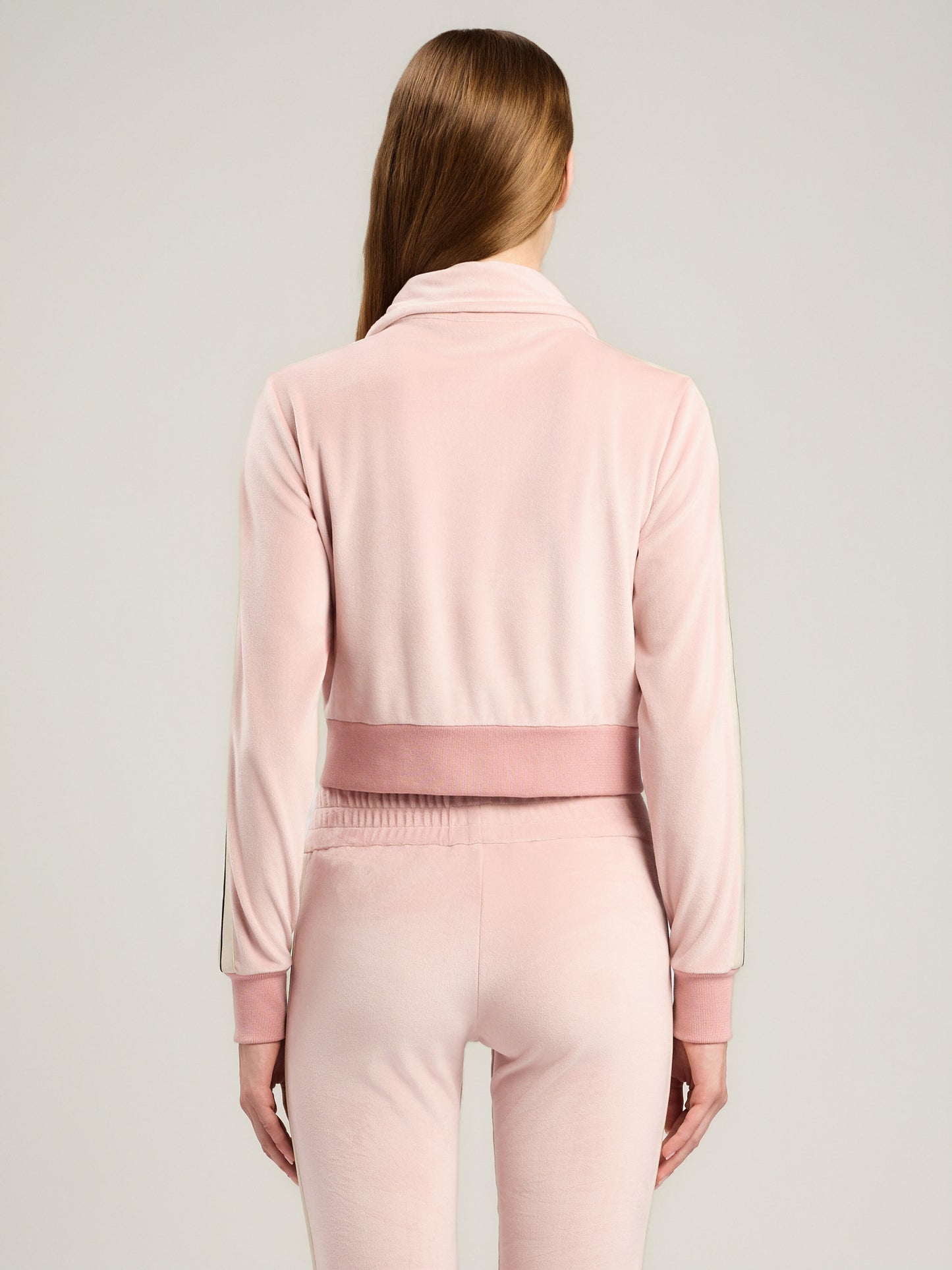 Logo Chenille Crop Track Jacket