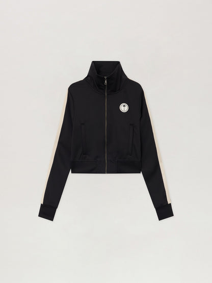 Tree Logo Crop Track Jacket