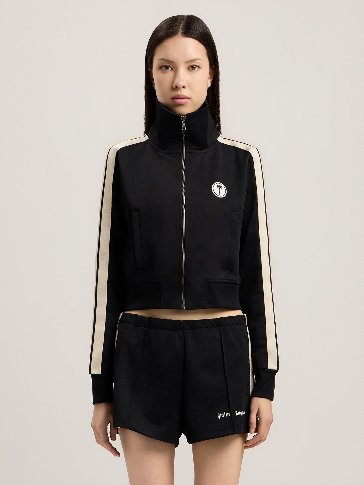 Tree Logo Crop Track Jacket